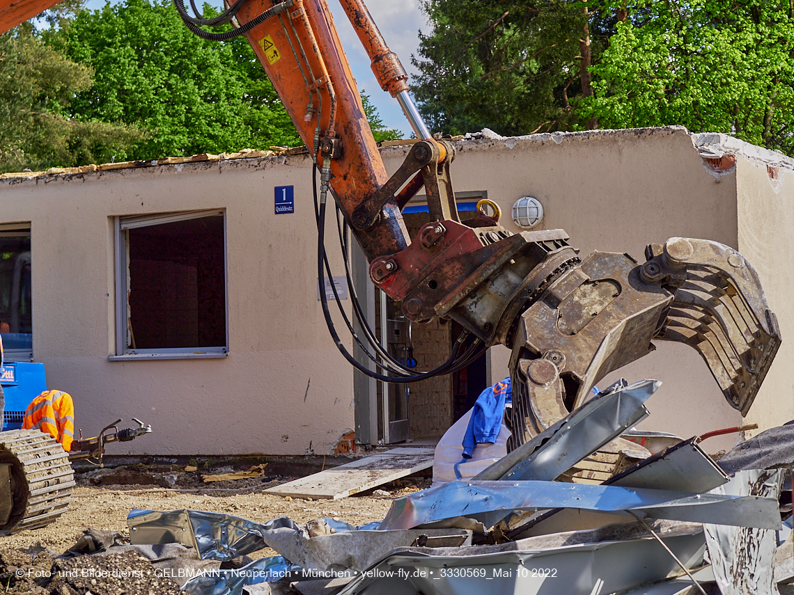 10.05.2022 - Baustelle am Haus für Kinder in Neuperlach